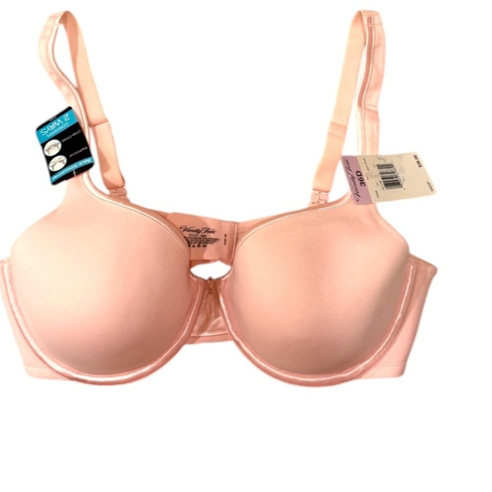 NWT - Vanity Fair Bra Pink - 36D